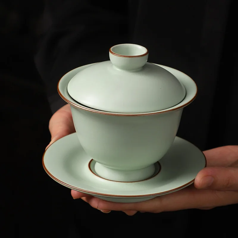 Чайная посуда Gaiwan Chawan набор из чаши для супа китайские кружки кунг-фу фарфоровая