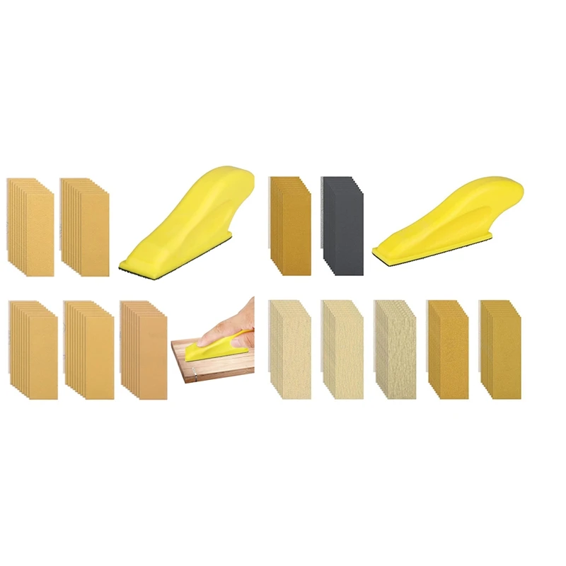 

Sander Kit For Detail Sanding, Mini Handle Sanding Tool