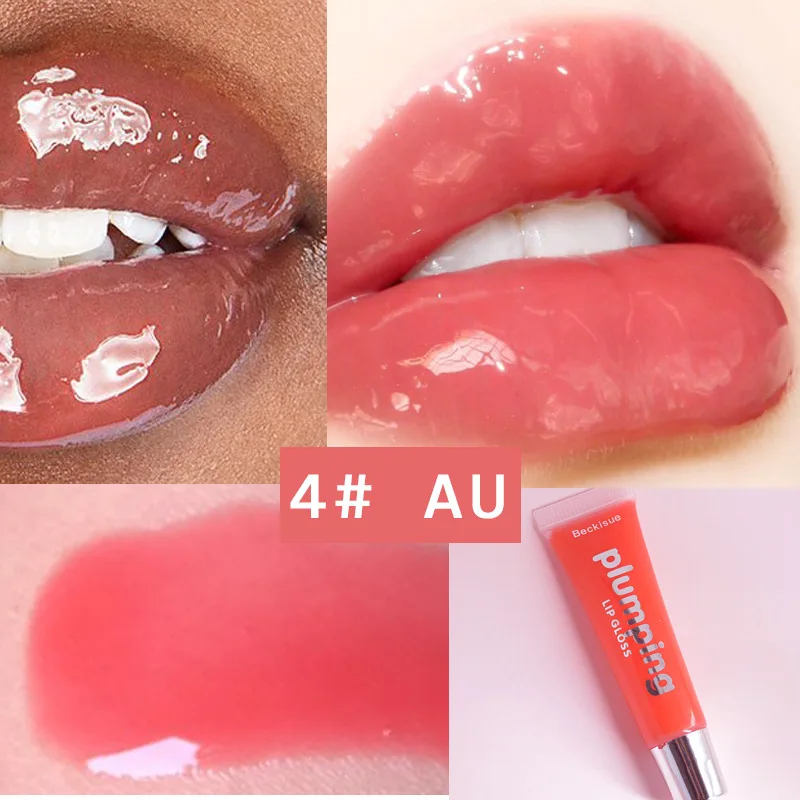 

1 Piece Clear Rich Lip Gloss Moist Glossy Dudu Jelly Lip Glitter Liquid Lipstick Waterproof Lasting Makeup Lip Oil Cosmetics