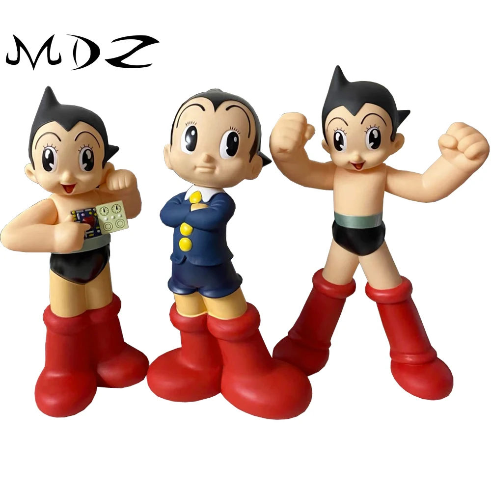 Фигурка аниме AstroBoy Mighty Atom, 40 см, Tetsuwan Atom, движущаяся, из ПВХ, мягкая клейкая, коллекционные игрушки, праздничный подарок