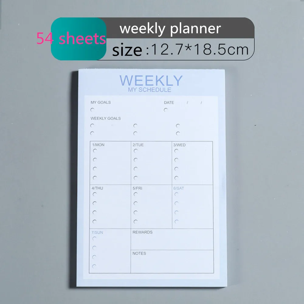 2020 2021 A4 Notebook Kawaii Daily Weekly Monthly Yearly Calendar Planner Agenda Schedule Organizer Journal Book Stationary |