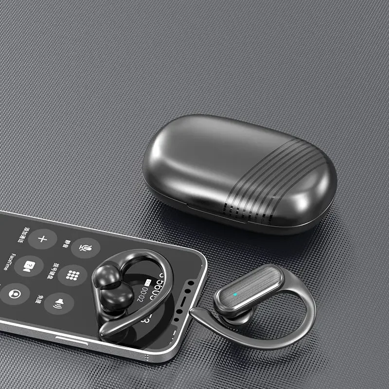 Фото Недавно обновленные наушники над ухом Bluetooth с костной проводимостью обеспечивают двойную защиту для звонков и ответа. №4