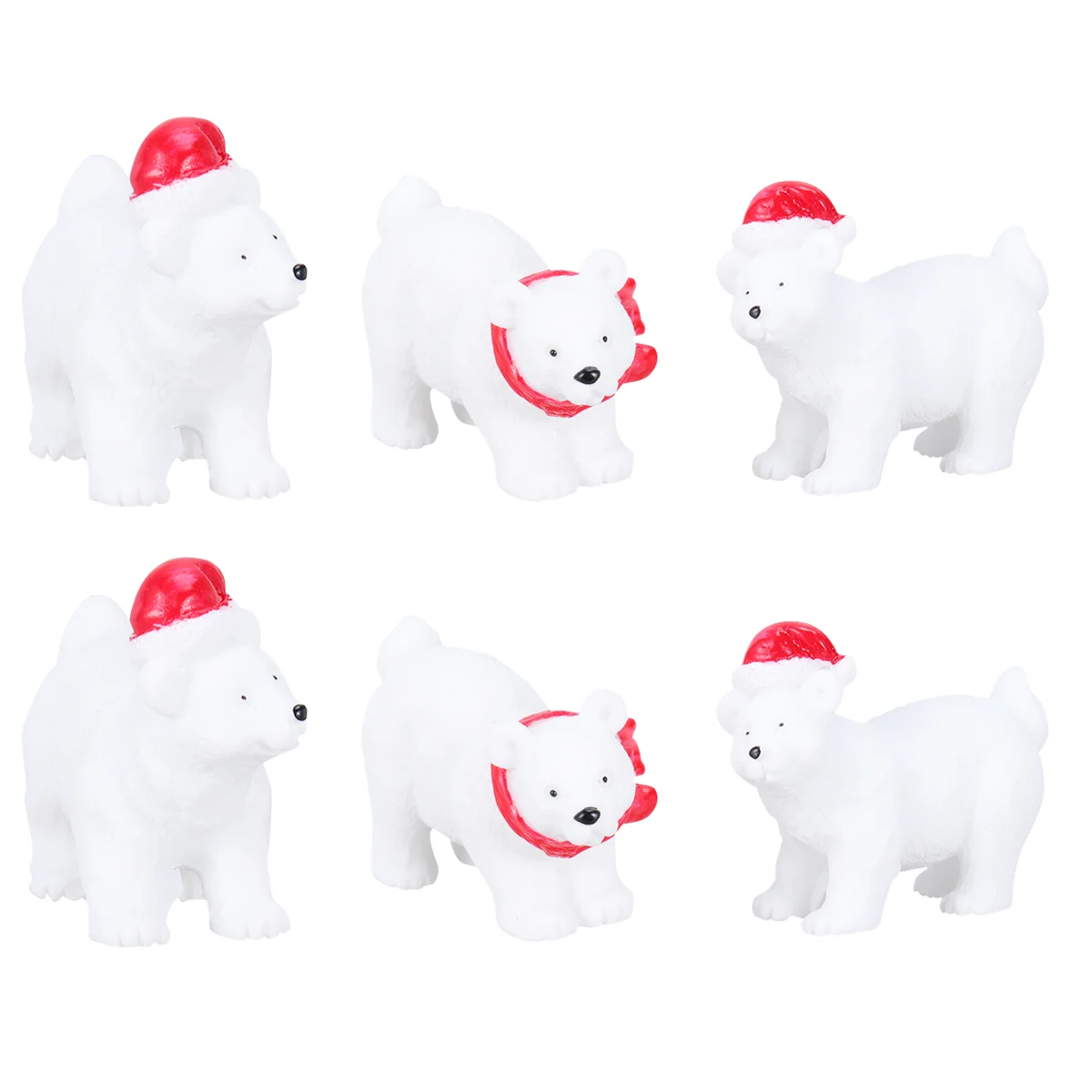 

Christmas Decorations Mini Ornament Figurine Miniature Resin Ornaments Desktop Crafts Toys Figurines Bears Globe Micro Landscape