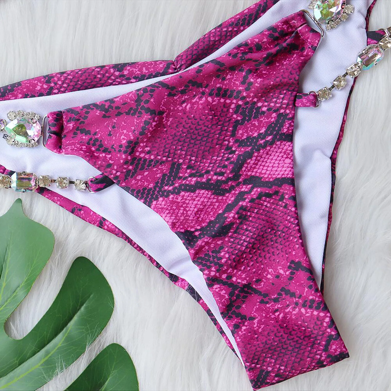 

Womens Swimsuit Dress Modest Women 2pack Crystal Diamond Print Halter Bikini Swimsuit Split Push Up Two Womens 18w Skirt Suits