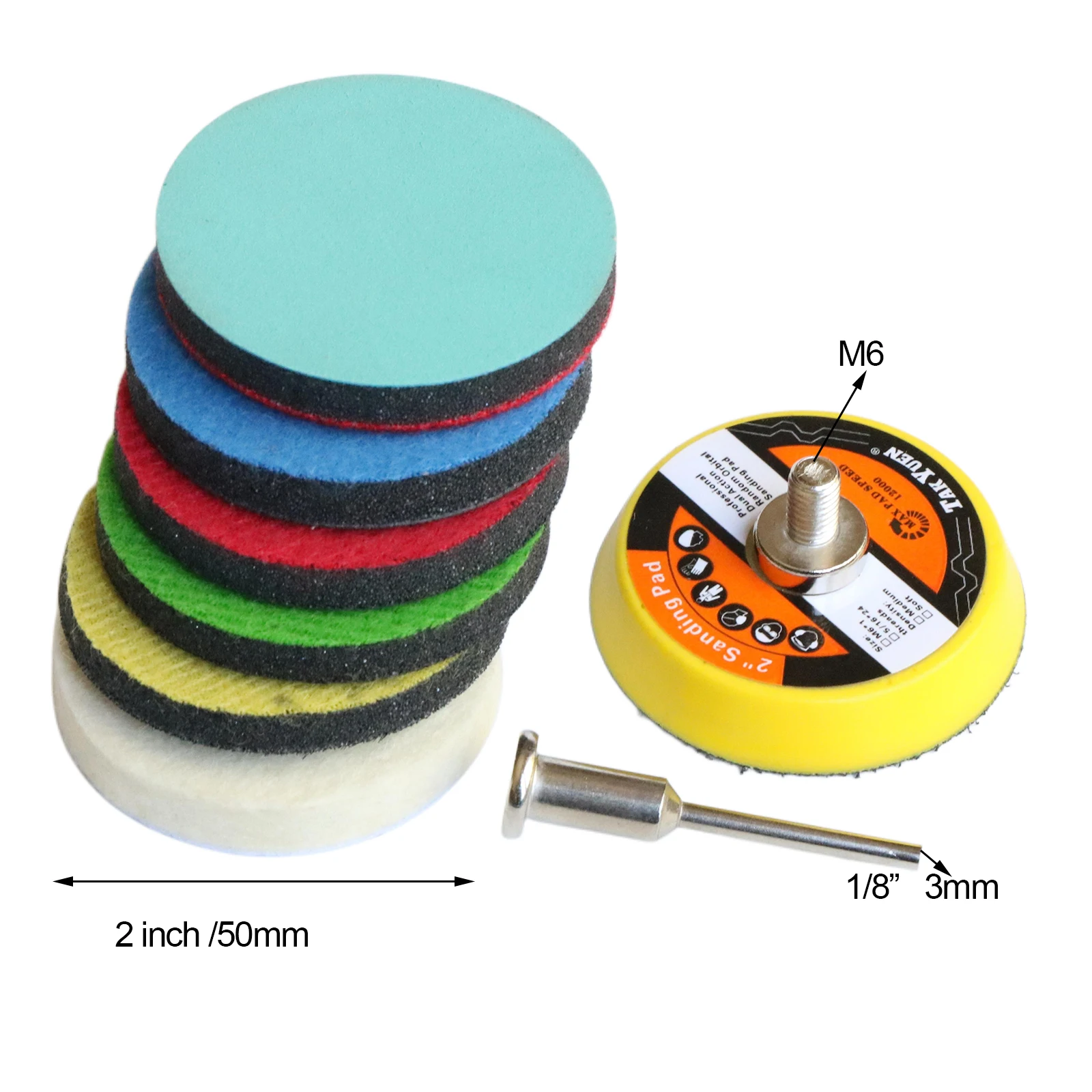 

Полировальные подушечки из шерстяного фетра 8 шт.