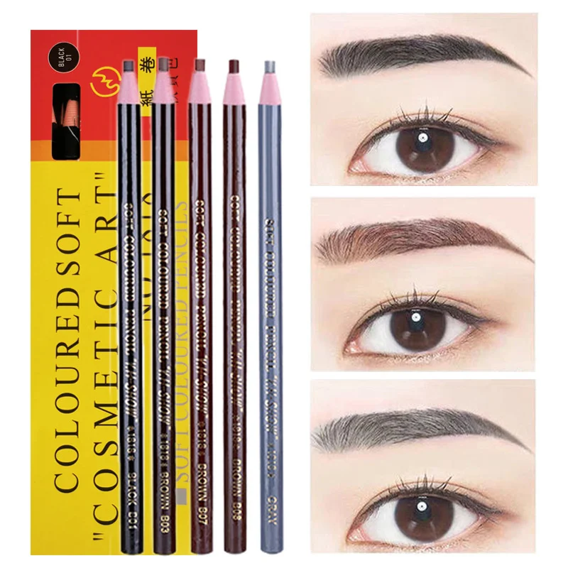 

Eyebrow Pencil Women Beauty Cosmetic Eyebrow Pen Brow Enhancer Eye Makeup Brow Tint Waterproof Long-Lasting Natural Eyebrows Pen