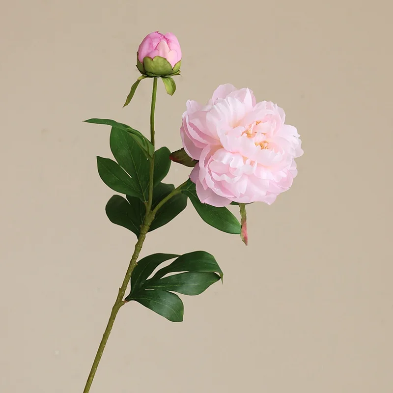 

Искусственный цветок пион 68 см