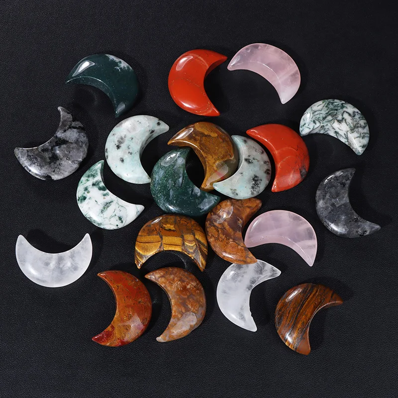 Натуральный камень порошок кварца яшма луна минеральный образец рейки орнамент