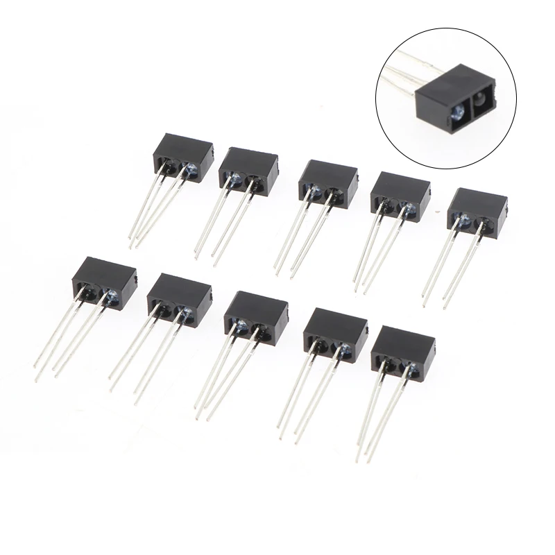 

Светоотражающий оптический датчик ITR9909, Инфракрасный Фотоэлектрический переключатель, фотоэлектрический датчик, Оптопрерыватель, 10 шт.