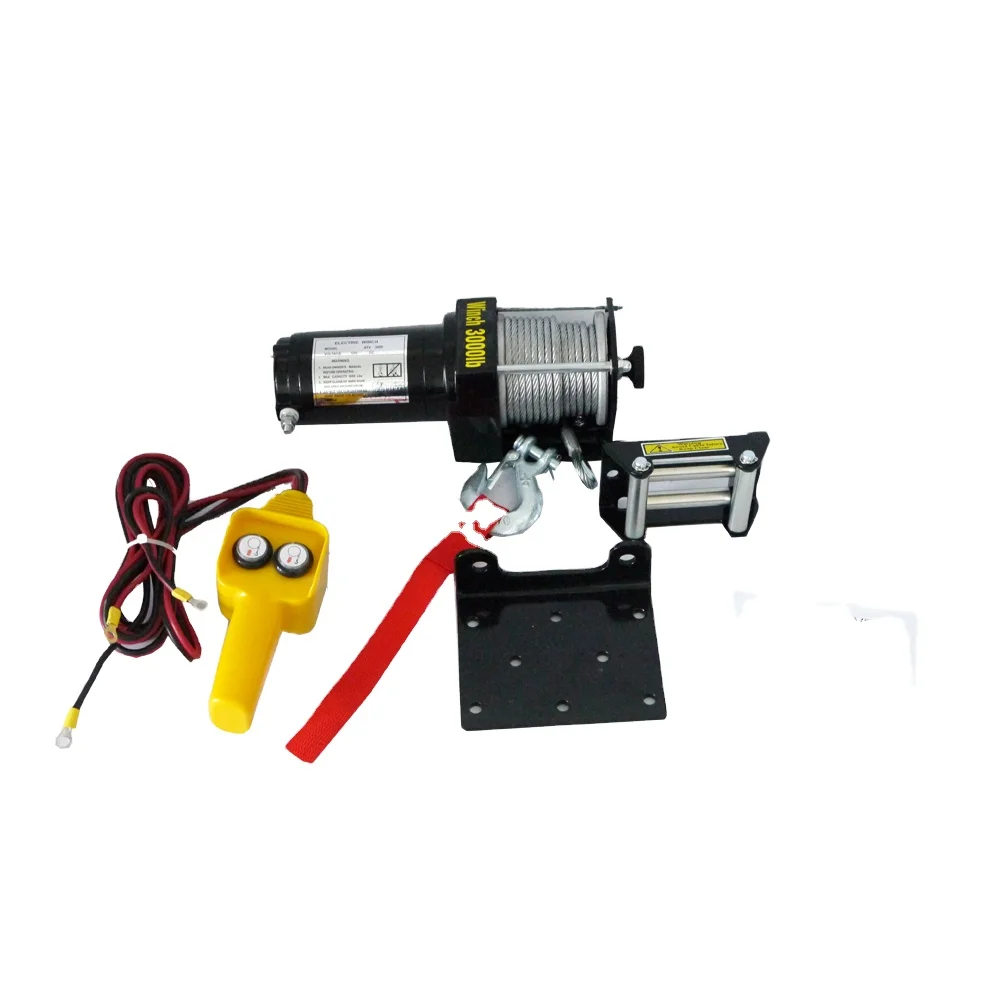 

10000lbs 4840kg ATV/UTV application motor wire rope electric winch for truck SUV boat with High Quality Competitive Price