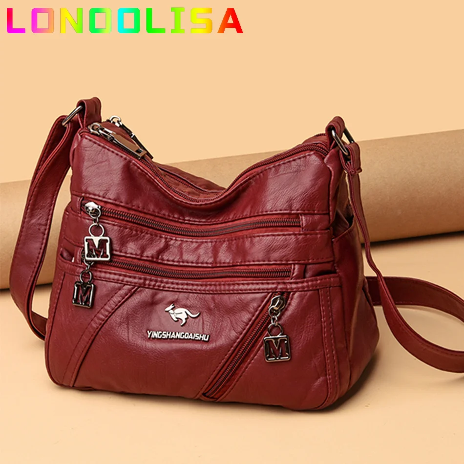 

Роскошные кошельки и сумочки из мягкой кожи высокого качества, женская сумка, дизайнерская сумка через плечо с несколькими карманами для женщин 2023