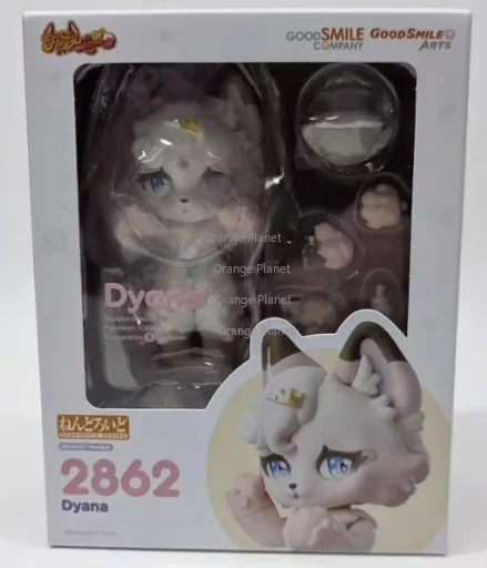 Фото В наличии Good Smile Nendoroid 2862 Dyana FLUFFY LAND White Wolf Girl Q Figure, абсолютно новая, нераспечатанная. №3