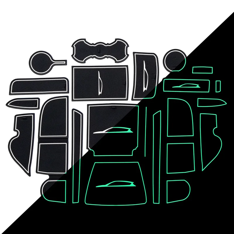 

Противоскользящий коврик для разъема для ворот, резиновые подставки для Ford KUGA 2017 2018 2019 Ford Escape MK2 Facelift C520, аксессуары, автомобильные наклейки, 21 шт.