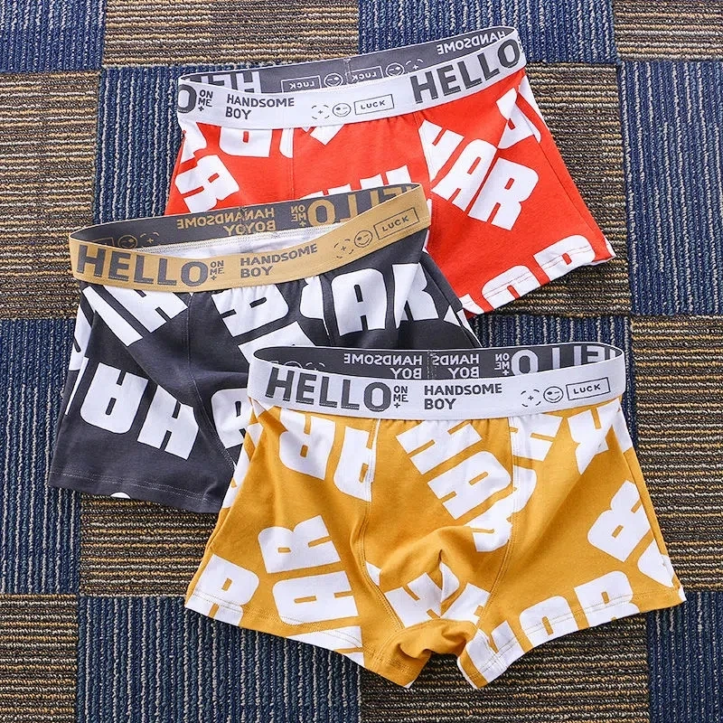 Men's Panties Men's Underwear Men Boxers Comfortable Soft Pure Cotton Breathable Man's Underpant New Loose Style Free Shipping