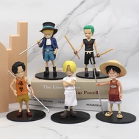 one piece hand do around 5 childhood luffy ace mr bo mountain sauron doll model doll micro furnishing articles