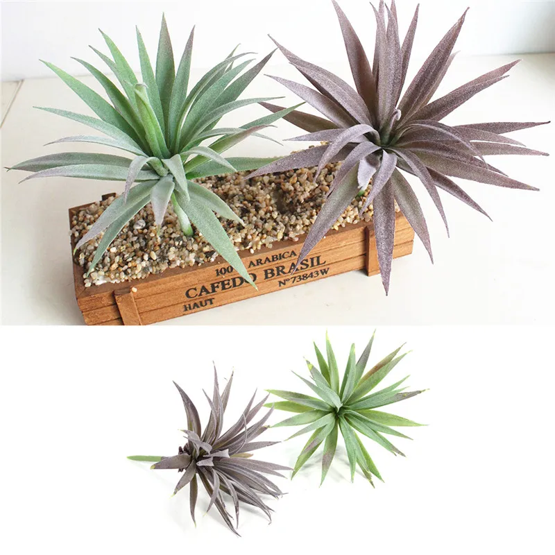 

1Pc PVC Artificial Succulents Plants 17cm Height Simulation Water Chestnut Grass DIY Fake Plants Garden Decoration Landscape
