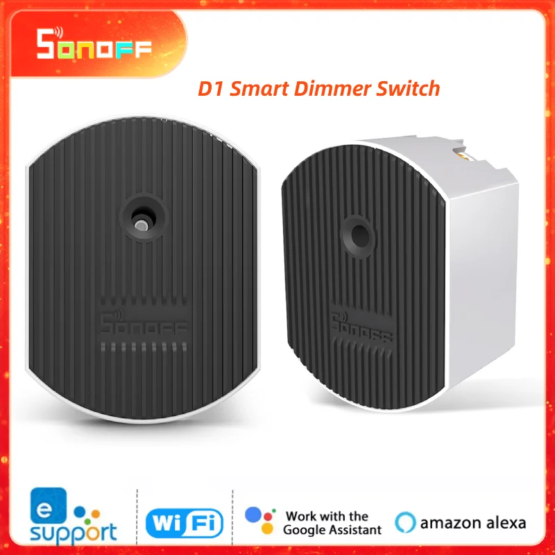 

SONOFF D1 Smart Dimmer DIY Wifi Switch Smart Home Scenes eWelink APP & RF RM433 Remote Control Work With Alexa Google Home