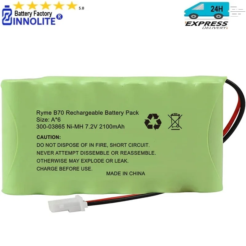7.2V Ni-MH 300-03865 Battery for Honeywell LYNXRCHKIT-HC/Lyn