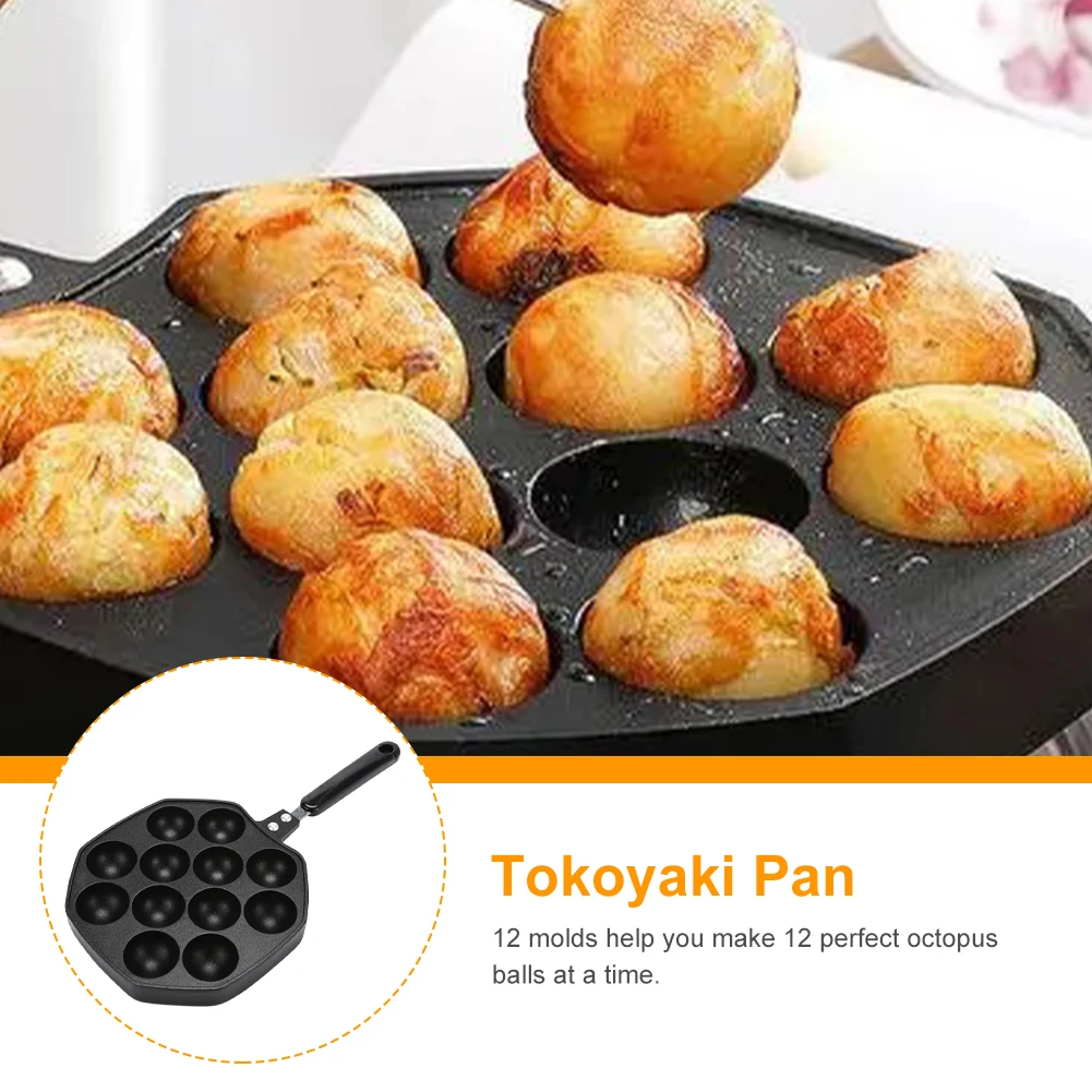 

Новинка, высокое качество, 12 форм, кариесы из алюминиевого сплава, Takoyaki, сковородка, осьминог, маленькие шарики, сковородка для выпечки