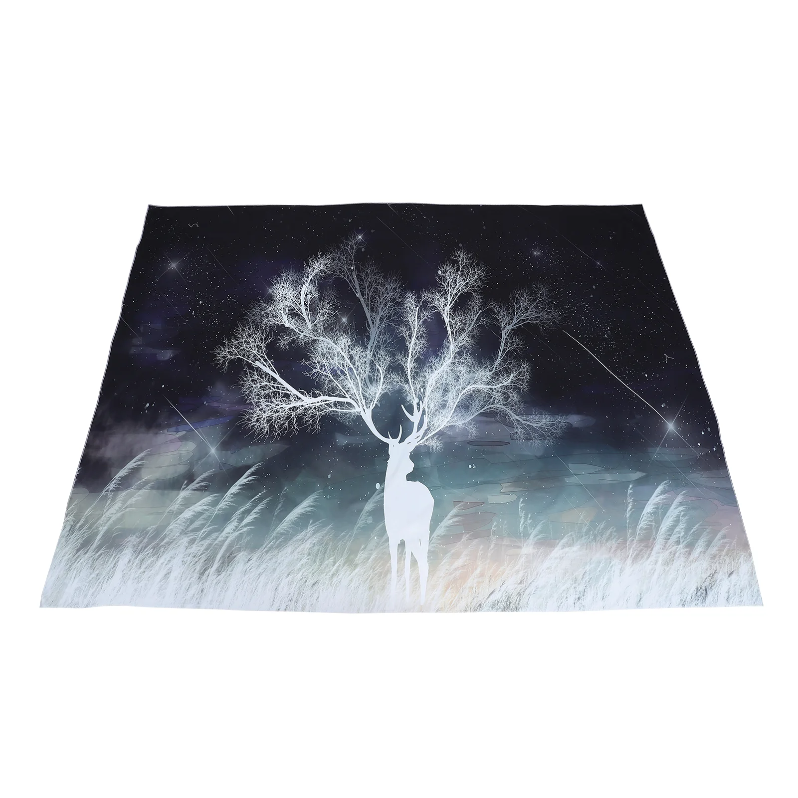 

1Set Photography Elk Pattern Cloth Universe Starry Elk Tapestry Hanging Decor