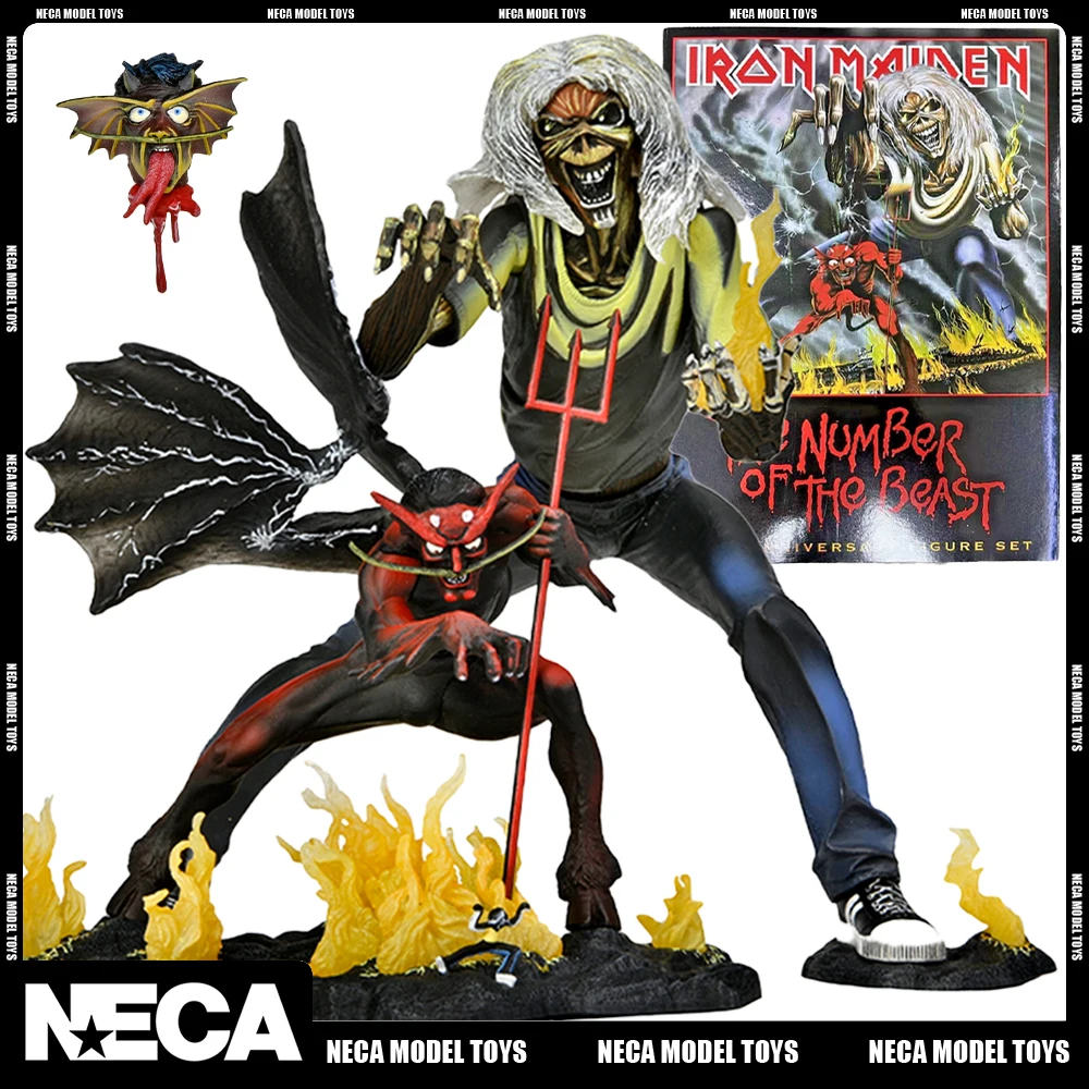 Maiden Eddie 7-inch Action Figure Set Ultimate Number Of The Beast 40th Anniversary Model Toy Original In Stock