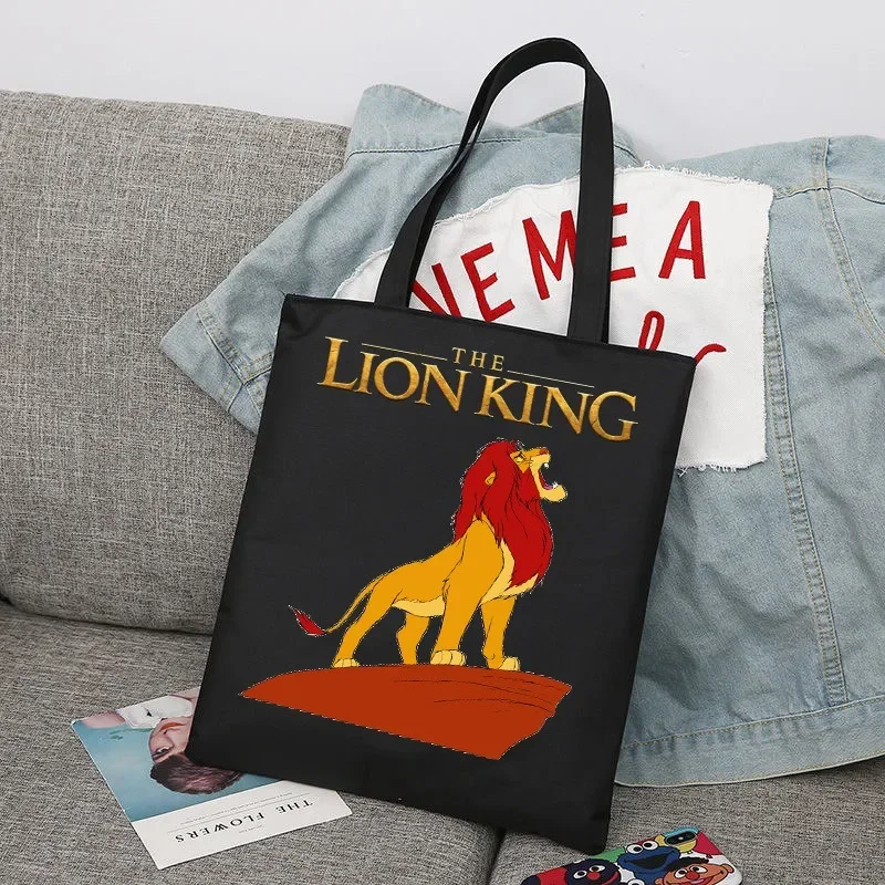 Холщовая Сумка-тоут через плечо Disney Король Лев шоппер Eco Hakuna Matata женская