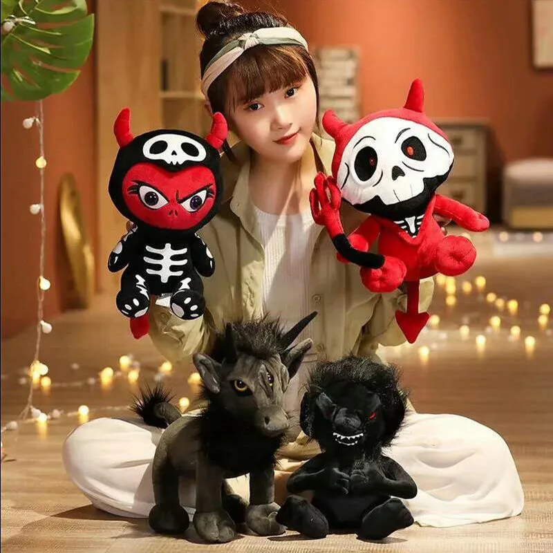 

Плюшевая тёмная серия, набивной единорог, анубис, Гидра, Бастет, роль древней египетской мифологии, мягкая кукла, детская игрушка