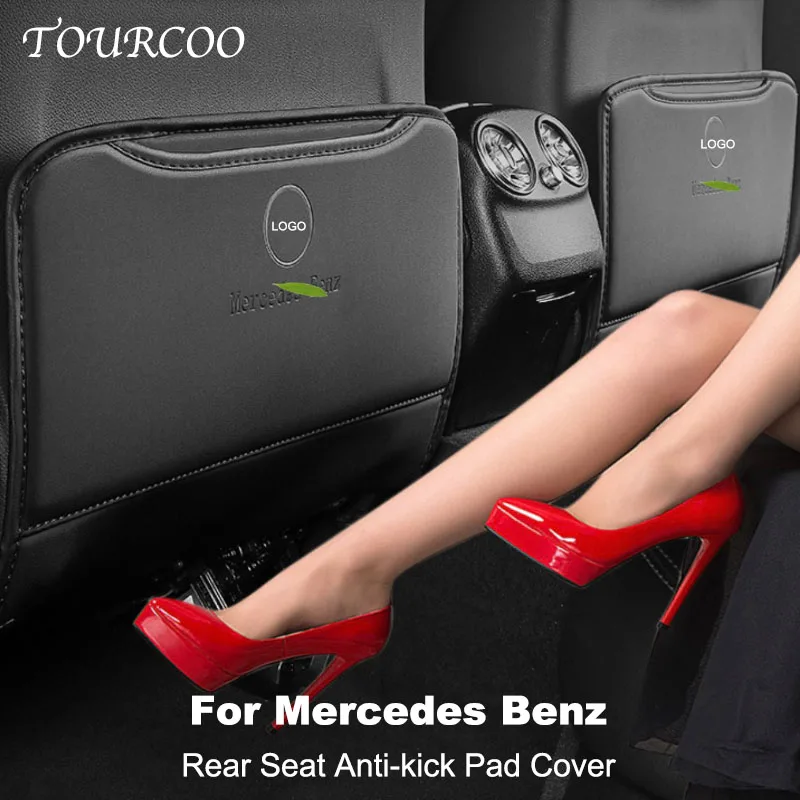 

Car Rear Seat Anti-kick Protective Pad Cover for Mercedes Benz C E Class C260L GLC200L Car Interior Modification Accessories