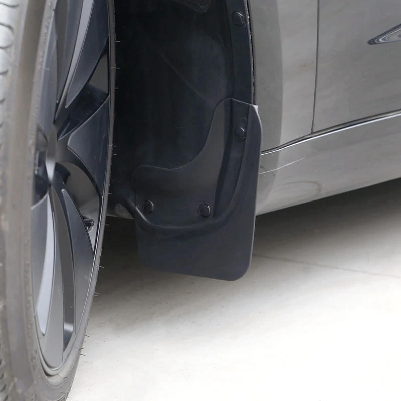 Обновленный компонент брызговиков для Tesla Model 3 Highland 2024 брызговики из ТПЭ + ПП