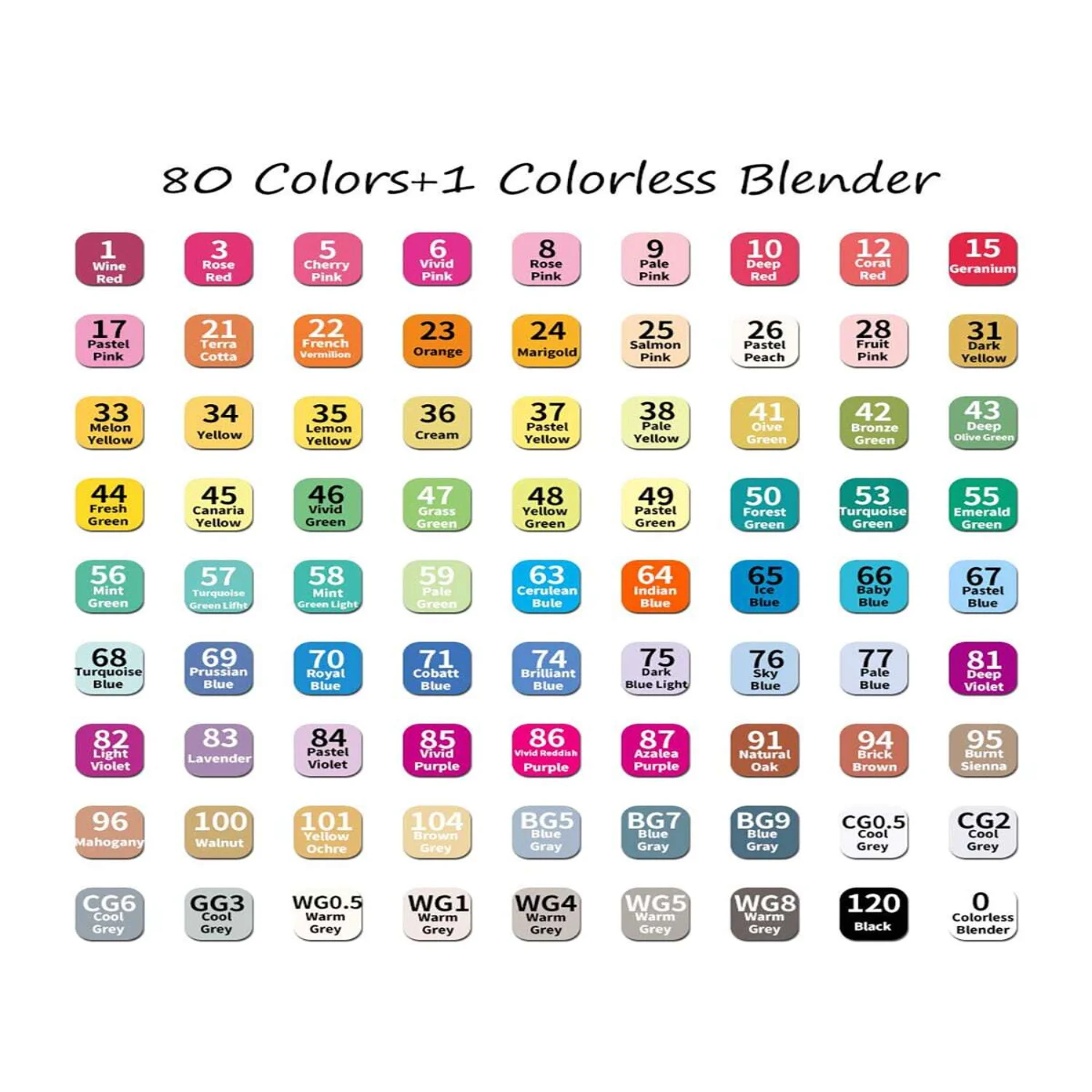 Ручки для рисования Маркеры 16-цветные водонепроницаемые маркеры краски на