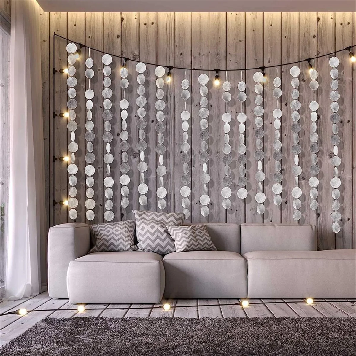 180 шт. круглых естественные ракушки Capiz Sea Shells 2-дюймовые ореховые патроны для