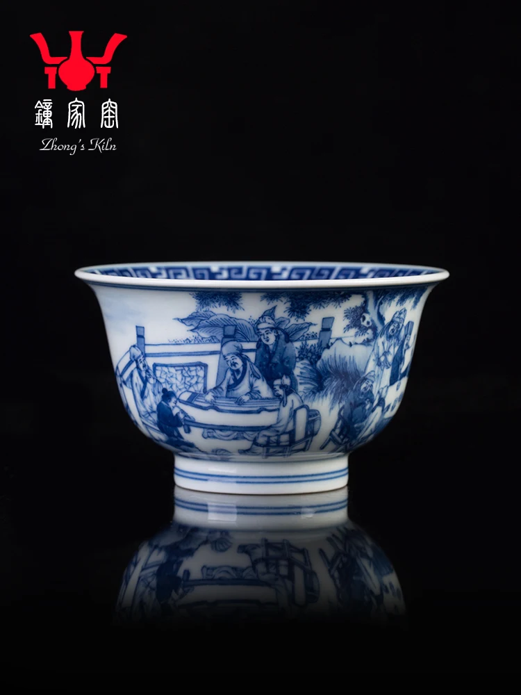 Zhongjia Master одноместная сине-белая