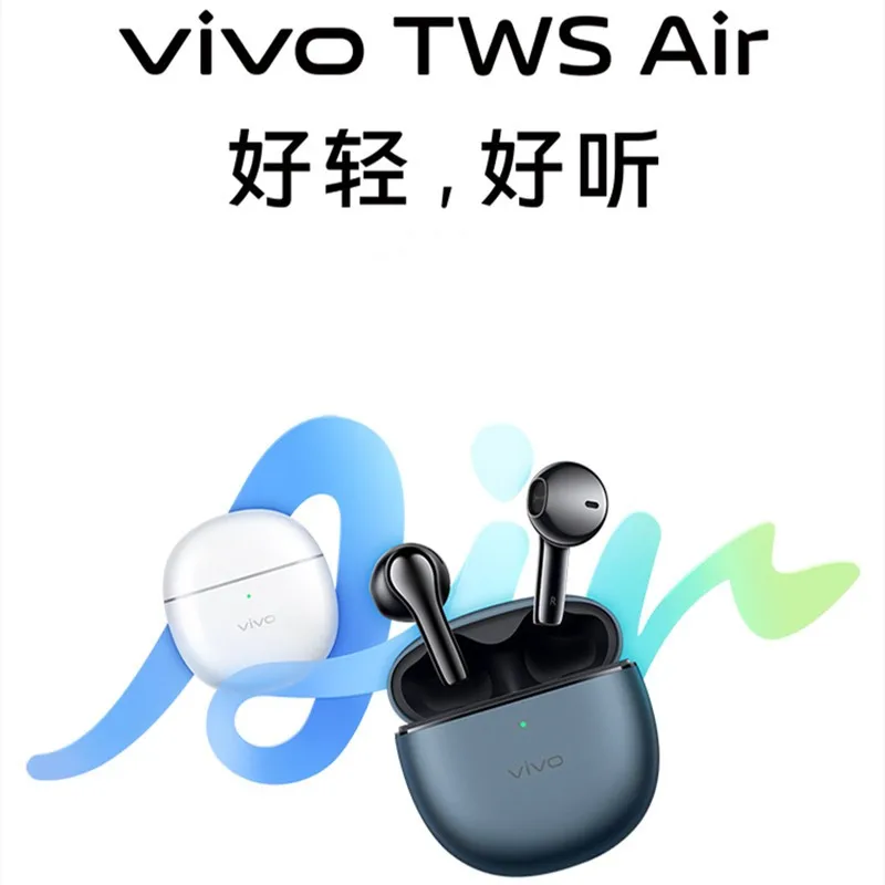 Новая Оригинальная аутентичная Беспроводная Bluetooth-гарнитура Vivo TWS Air, вкладыши для ушей, шумоподавление, Спортивная гарнитура с микрофоном