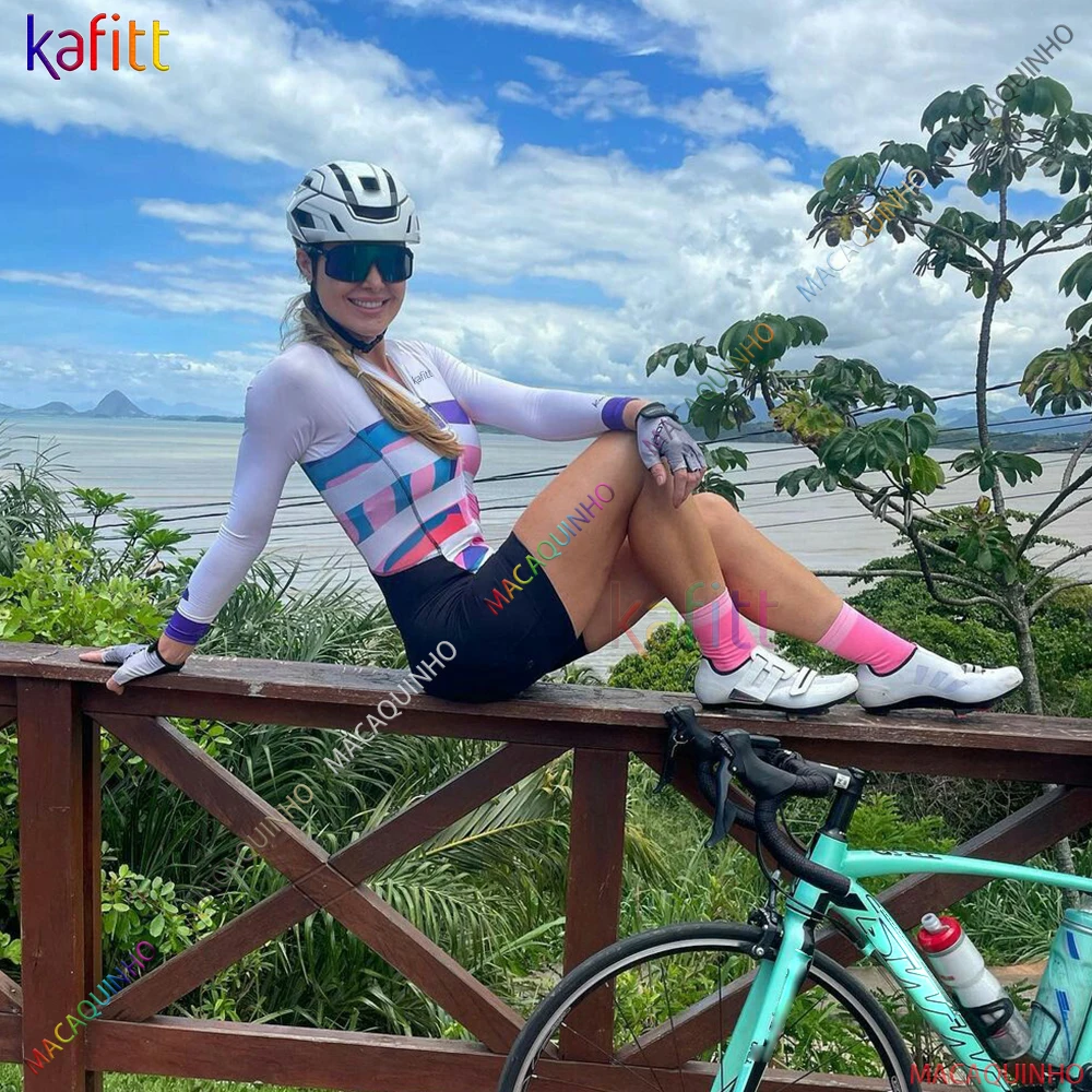 Long Cycling Monkey Kafitt Jumpsuit Women's Free Shipping To Brasil Triathlon Macaquinho Ciclismo Promotion Bike Clothing 2022 |
