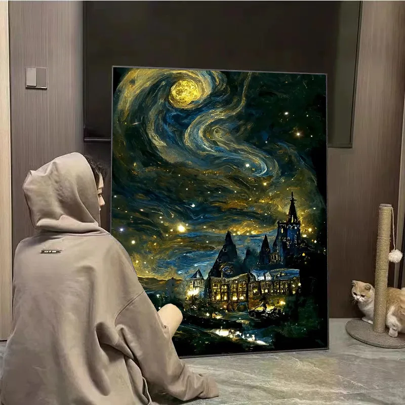 5DАлмазная картина круглой формы аксессуары для рисования алмазная живопись с