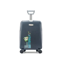 travel trolley luggage bag hand plastic cheap custom made 18 carton suitcase men tsa lock 4 spinner 360 degree wheels hl