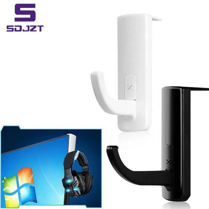 

Portable Headphone Headset Holder Hanger Wall PC Hanging Stand Hook Useful Tools