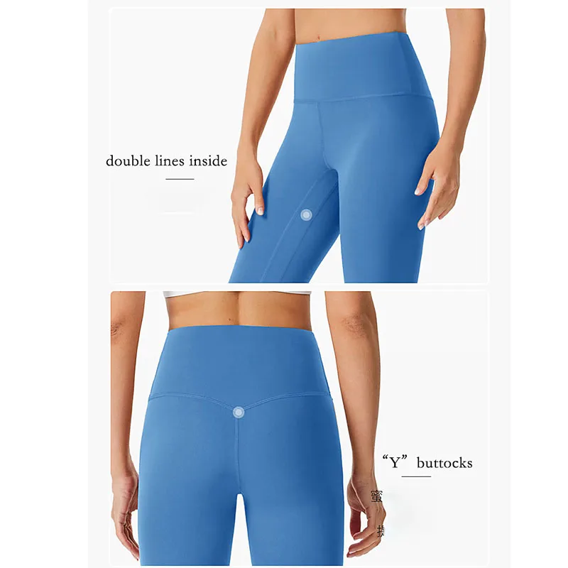 High Waist Naked Feeling Leggings Push Up Sport Women Fitness Running Yoga Pants High Elastic Seamless Leggings Gym Girl Legging