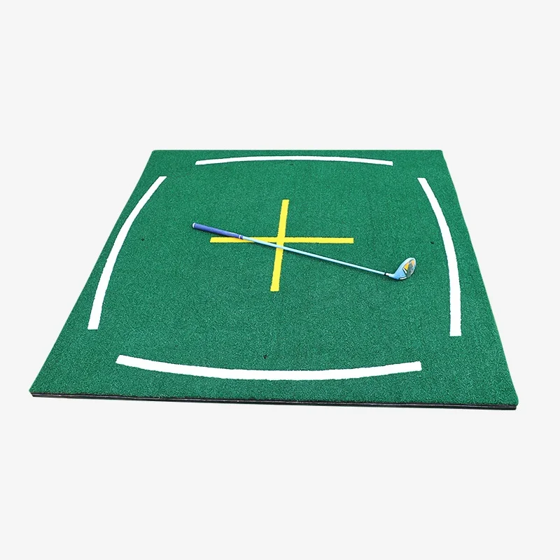Фото Утолщенный 3D-коврик для гольфа с резиновым покрытием для тренировочных полей и отработки ударов №2