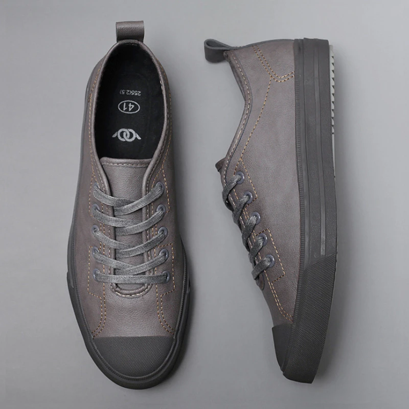 

2023 Spring New Men Casual Sneakers British Style Lace-Up Driving Shoes Youth Trend Breathable Men Designer Sewing Shoes BD8057