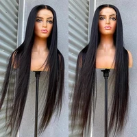 long straight lace front wig long natural synthetic wigs for black women natural hairline lace frontal wigs black lace wigs