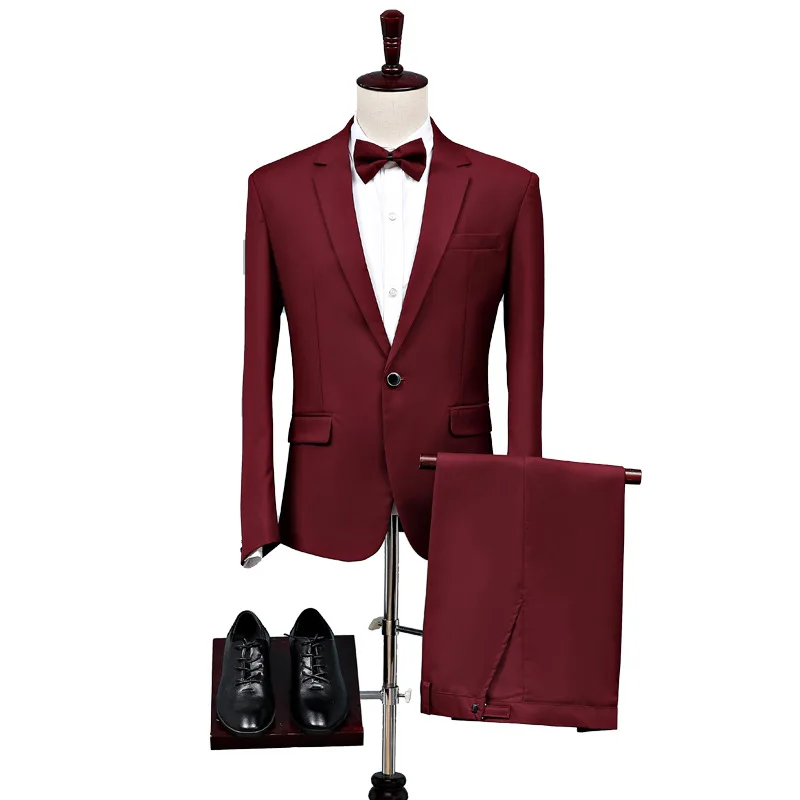 

Custom Made Groomsmen Pattern Groom Tuxedos Shawl Lapel Men Suits Wedding Best Man SA09-6999