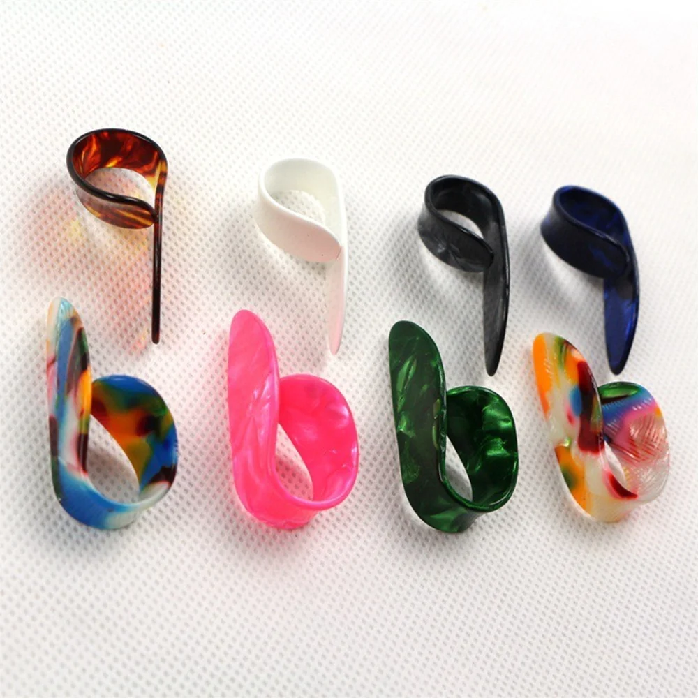 

Guitar Pluckings Accessories Celluloid Thumb Pick Thumb Finger Set Right Hand Finger Sets Guitar Finger Playing Plucking Picks