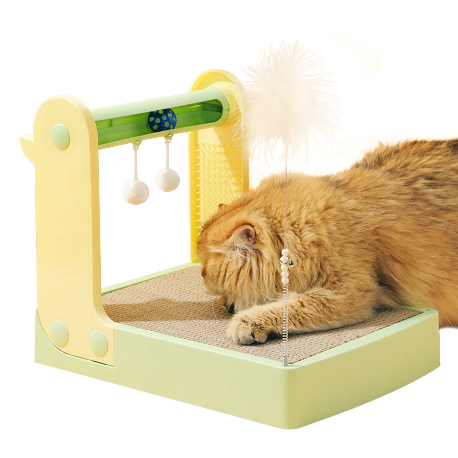 

Multifunctional Cat Scratcher Cardboard Durable Cat Scratching Pad Fun Pet Scratching Toy Protect Your Furniture Interactive