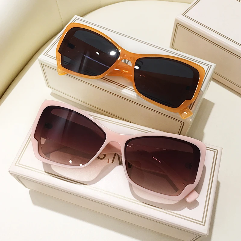 

New Cat Eye Sunglasses For Men Women Vintage Luxury Brand Designer Trend Y2k Pink Festival Shades Glasses High Quality Eyewear