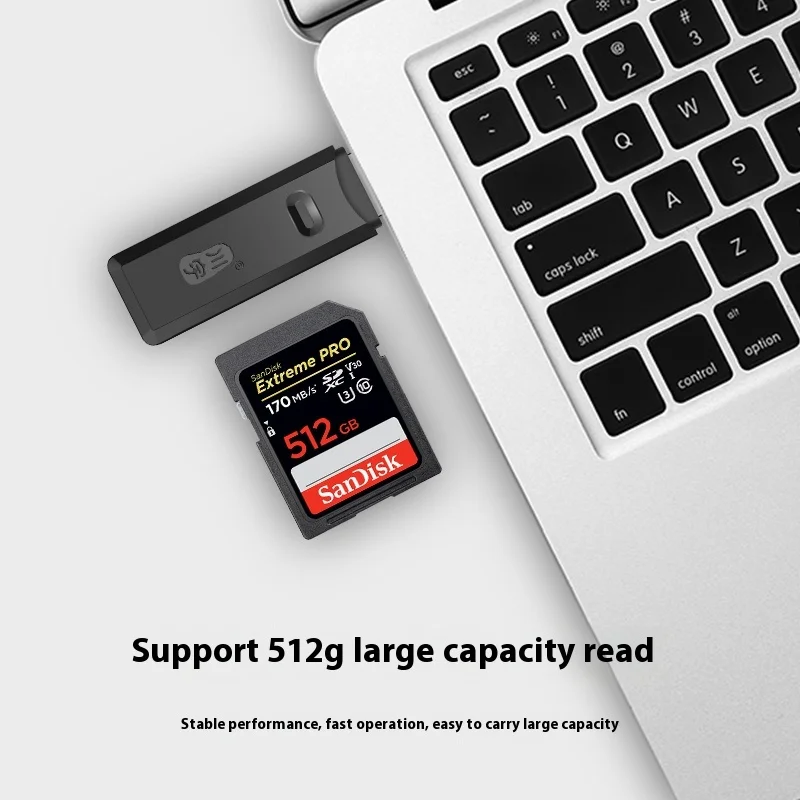 Фото Высокопроизводительное высокоскоростное устройство чтения карт USB 3.0/2.0 2-в-1 с поддержкой компьютера TF + SD, камеры для планшета, ноутбука, установки в автомобиле №4