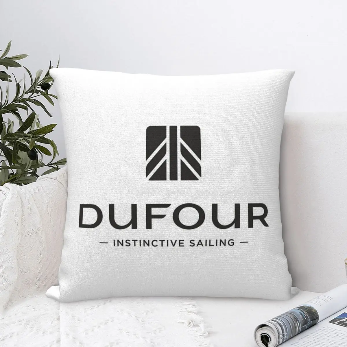 

Dufour Yacht Square Pillowcase Cushion Cover Comfort Pillow Case Polyester Throw Pillow cover For Home Sofa Living Room