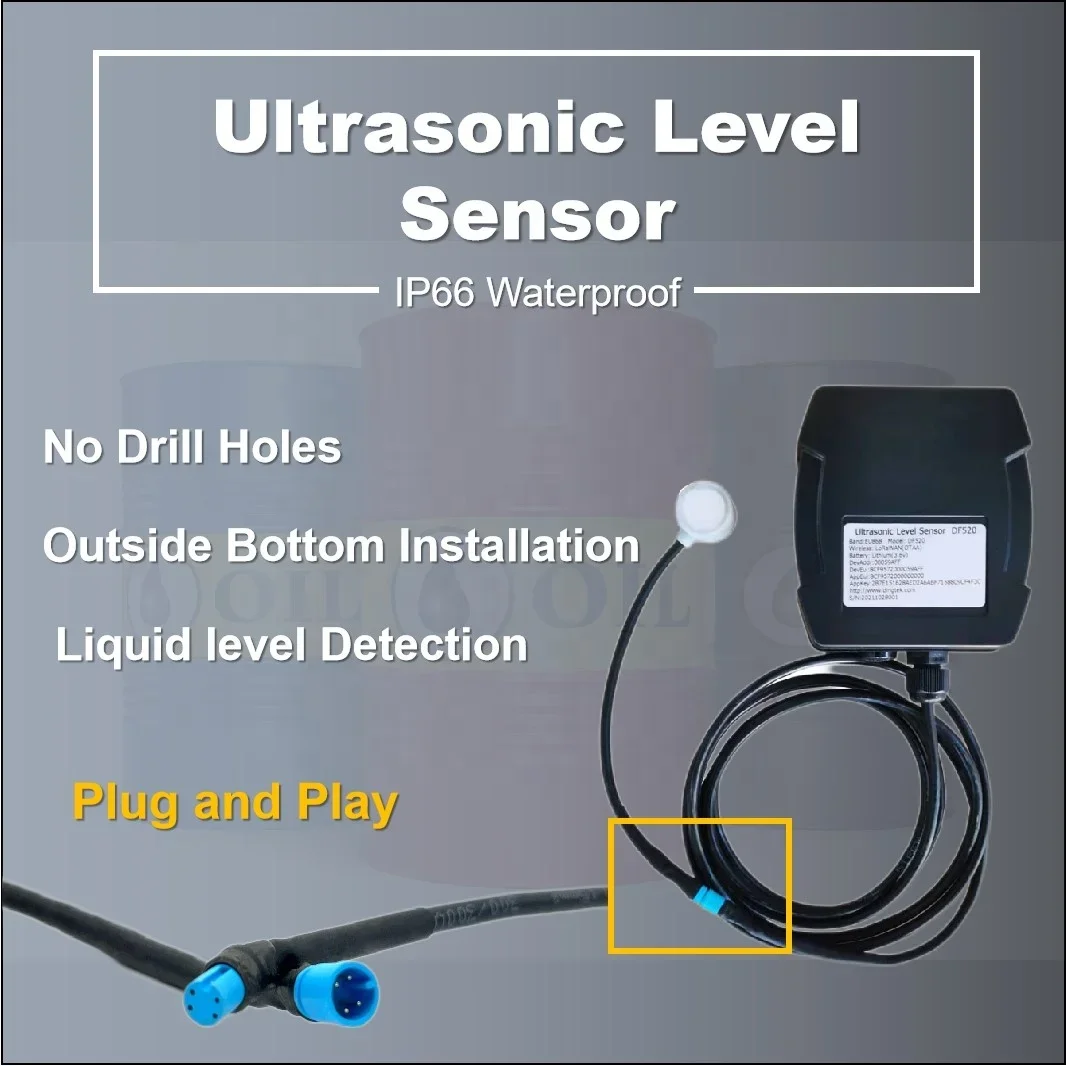 Противоугонный ультразвуковой датчик уровня топлива для управления топливом