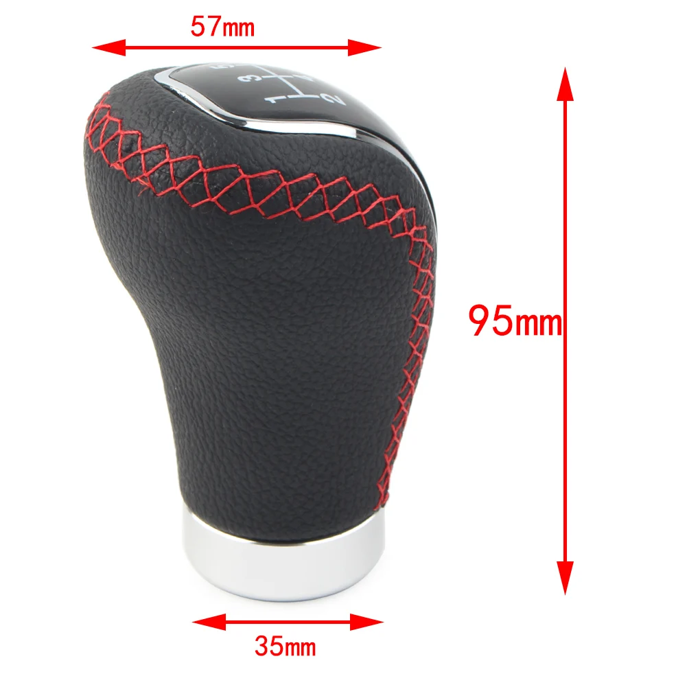 Автомобильная 5-скоростная универсальная кожаная автомобильная ручная ручка