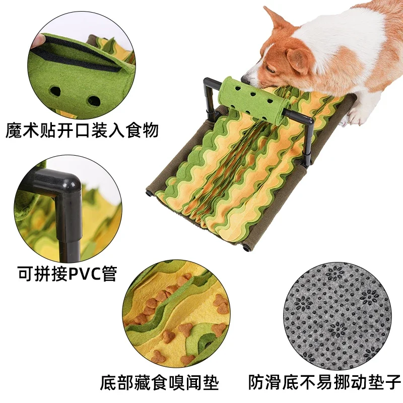 Вращающаяся прокладка для утечки пищи домашних животных: собаки потребляют